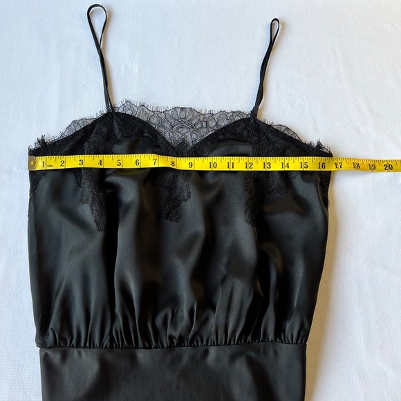 NWT - Cami NYC Sweetheart 100% Silk and Eyelash Lace Bodysuit - Picture 7 of 15